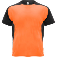 Fluor Orange, schwarz